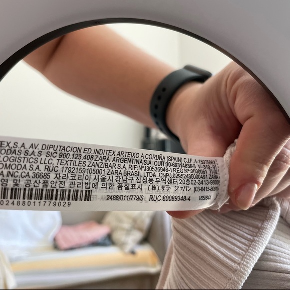 ZARA Cropped Knit Top - Picture 7 of 12